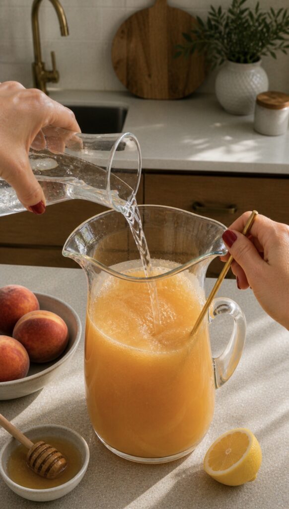 Best Summer Peach Lemonade Recipe (Healthy, Low Calorie & Easy to Make) screenshot