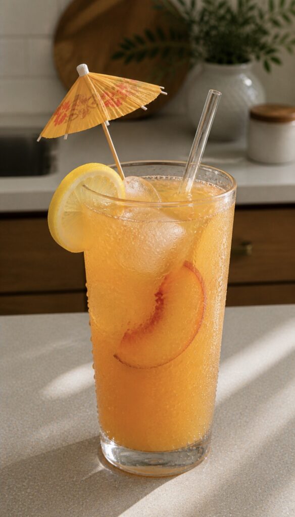 Best Summer Peach Lemonade Recipe (Healthy, Low Calorie & Easy to Make) screenshot