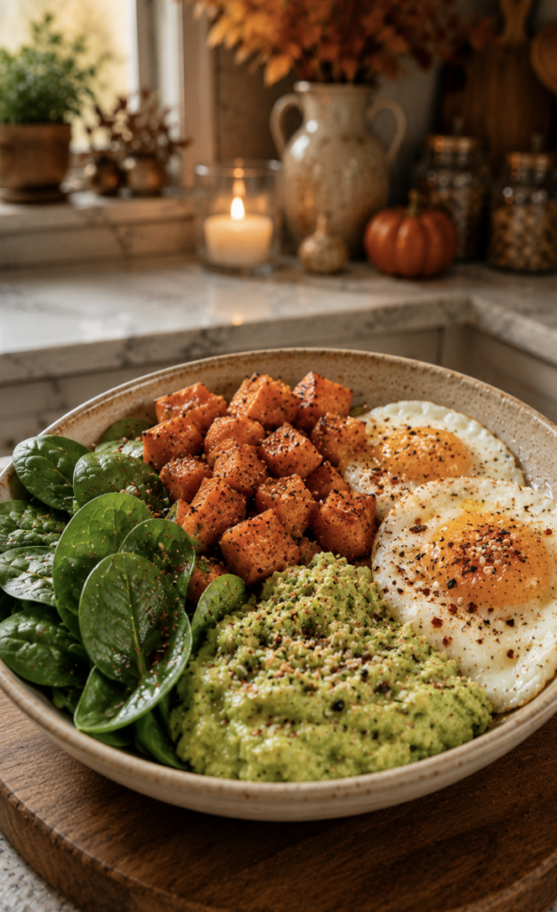 High Protein Sweet Potato Avocado Egg Bowl bildschirmfoto 2026 06 07 um 11.48.47