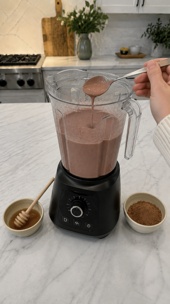 Healthy Chocolate Strawberry Smoothie for Energy & Protein bildschirmfoto 2026 07 06 um 10.04.30