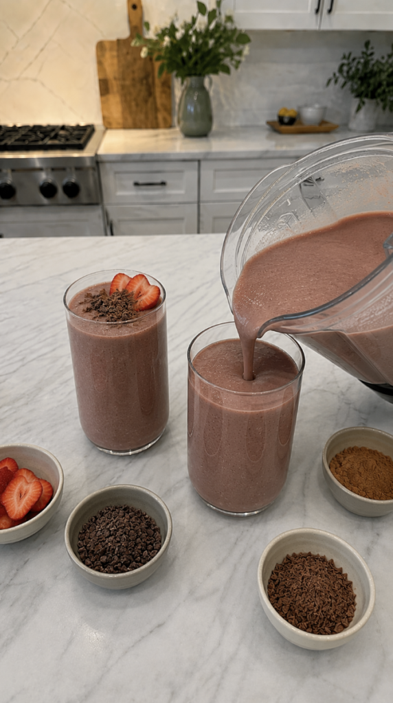 Healthy Chocolate Strawberry Smoothie for Energy & Protein bildschirmfoto 2026 07 06 um 10.04.48
