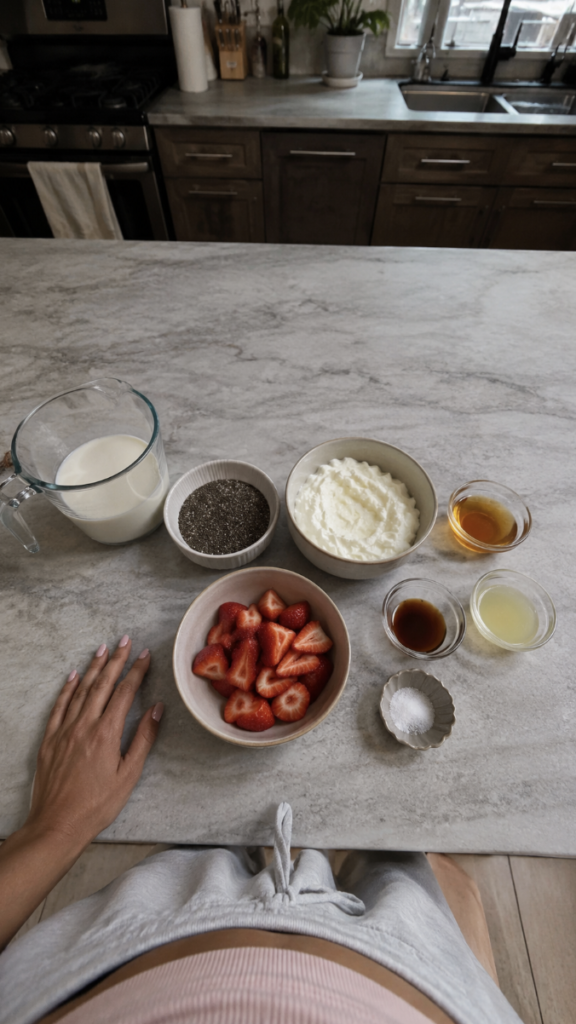 Strawberry Cheesecake Chia Pudding – Healthy, Creamy & High in Protein bildschirmfoto 2026 07 14 um 11.10.55