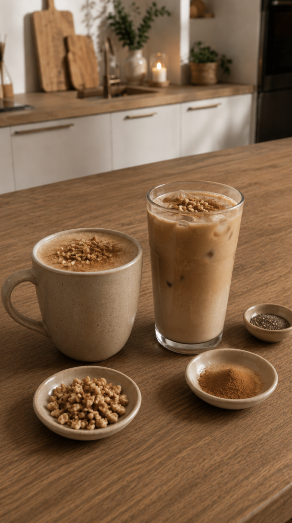 Creamy Gut Health Coffee Latte with Protein, Collagen and Cinnamon bildschirmfoto 2026 07 21 um 11.07.09