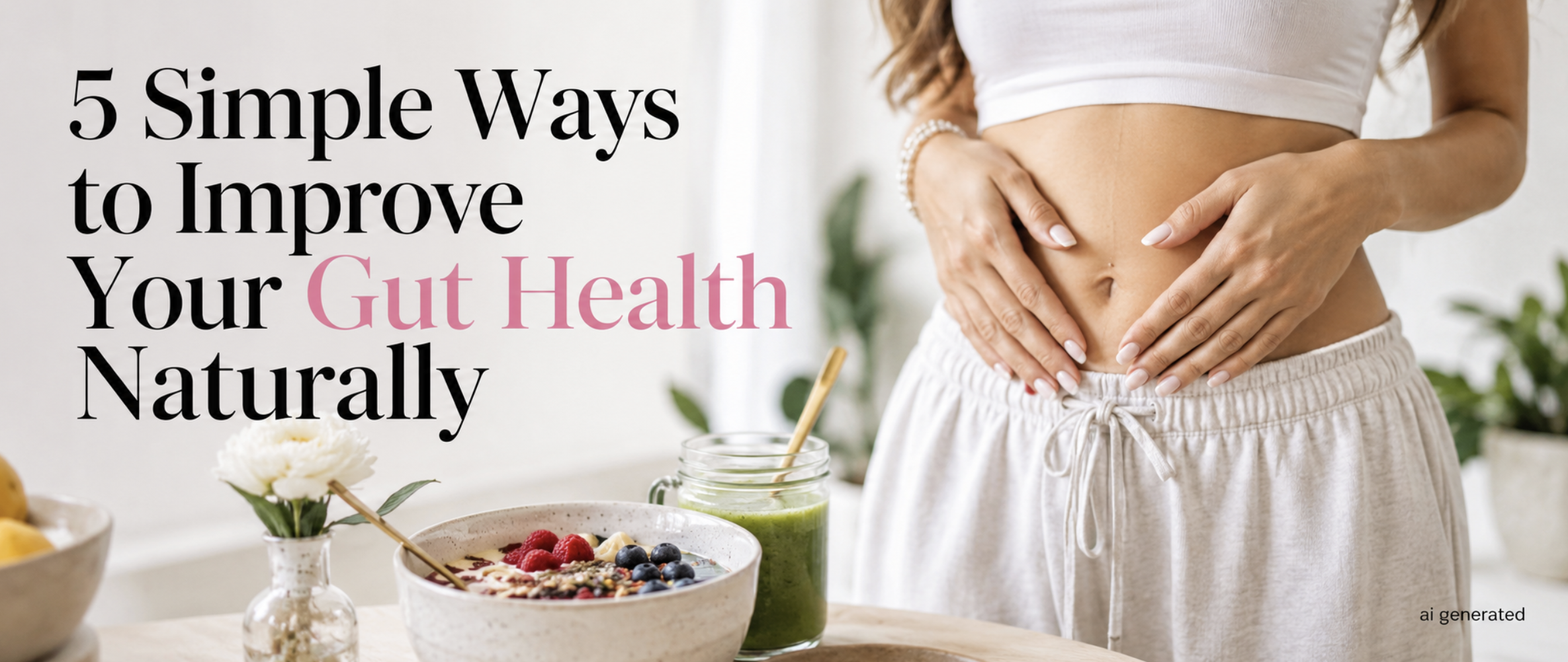 5 Simple Things I Did to Improve My Gut Health (That Actually Made a Difference)