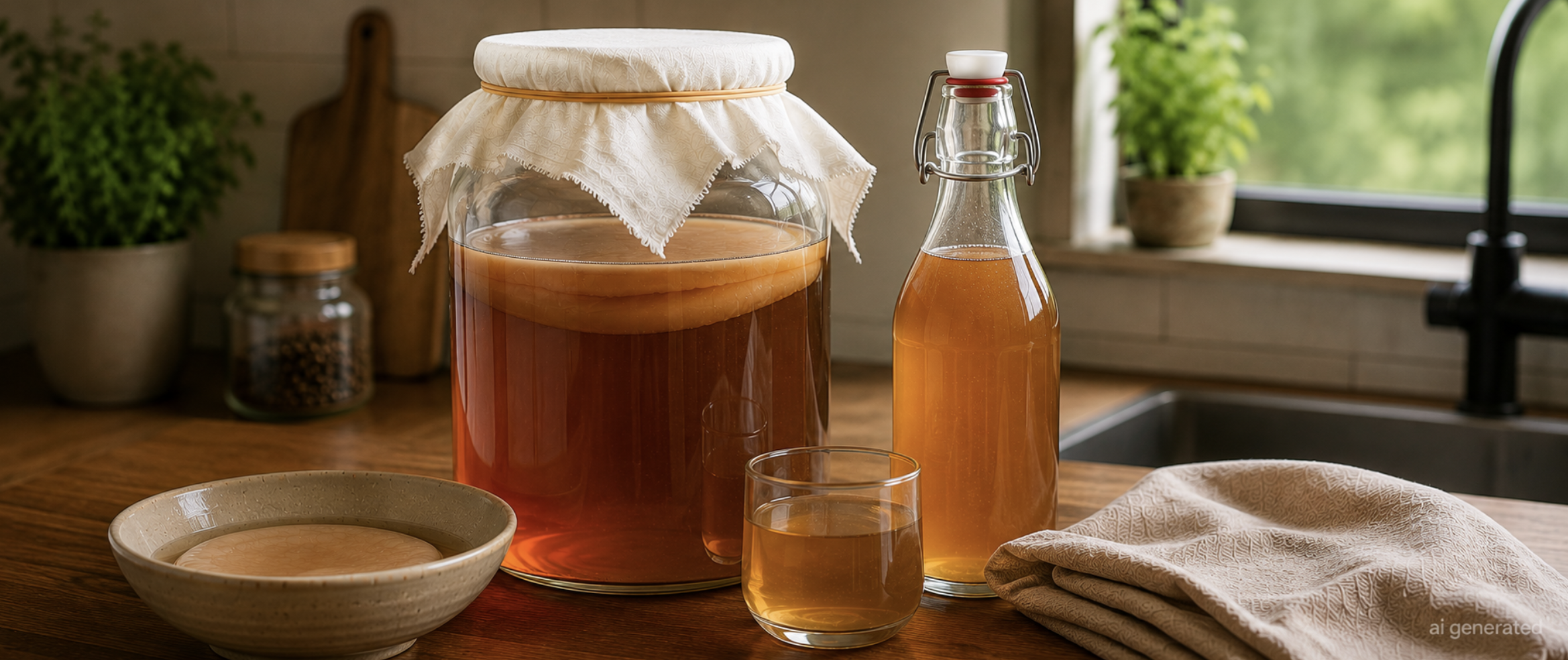 My Grandmother’s Kombucha Recipe (The One I Still Make Every Week)